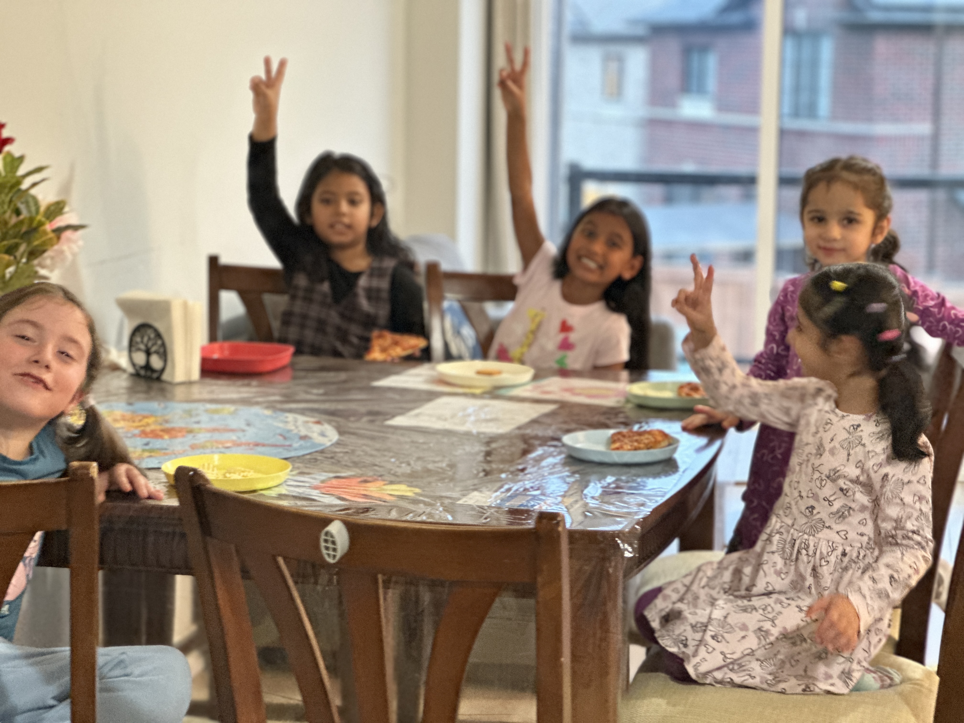 Happy children playing